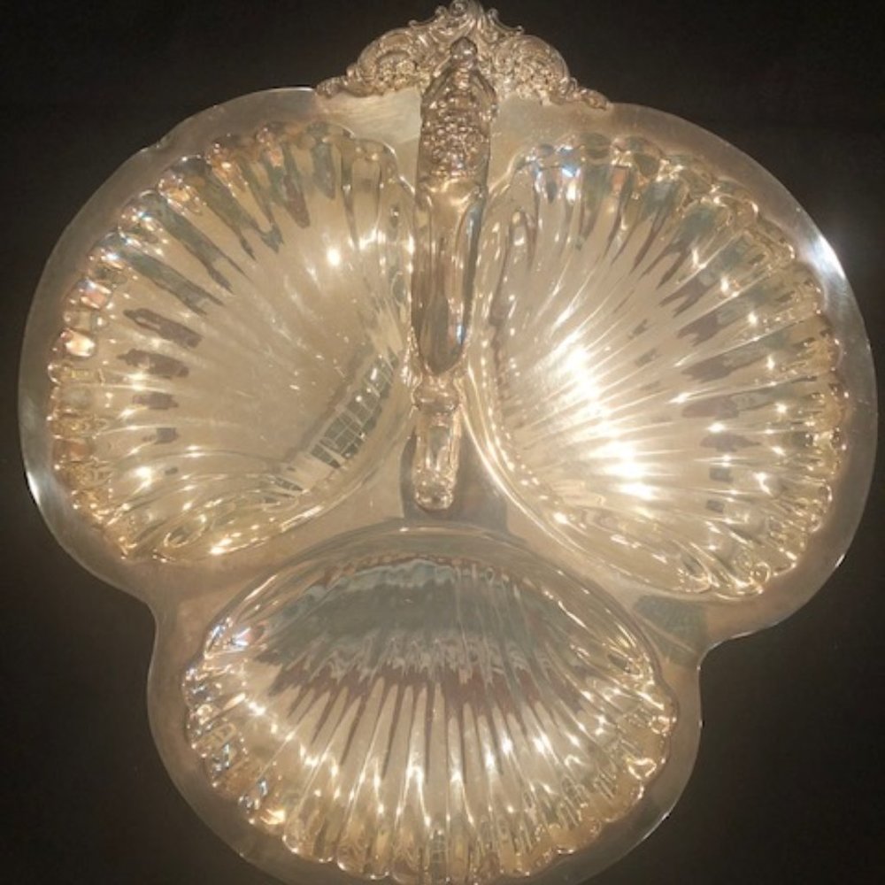 Baroque by Wallace 220 Three Section Tray